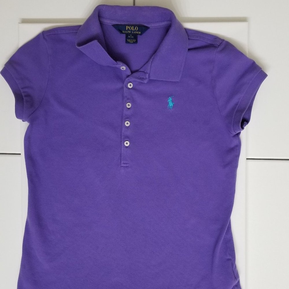Purple Polo by Ralph Lauren Girls Large (12-14)***